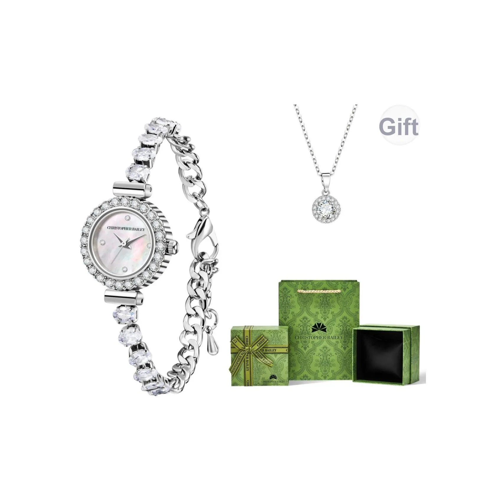 Corriberty Кварцевый механизм сплав ремешок женские часы жемчужная раковина цвет циферблат часов