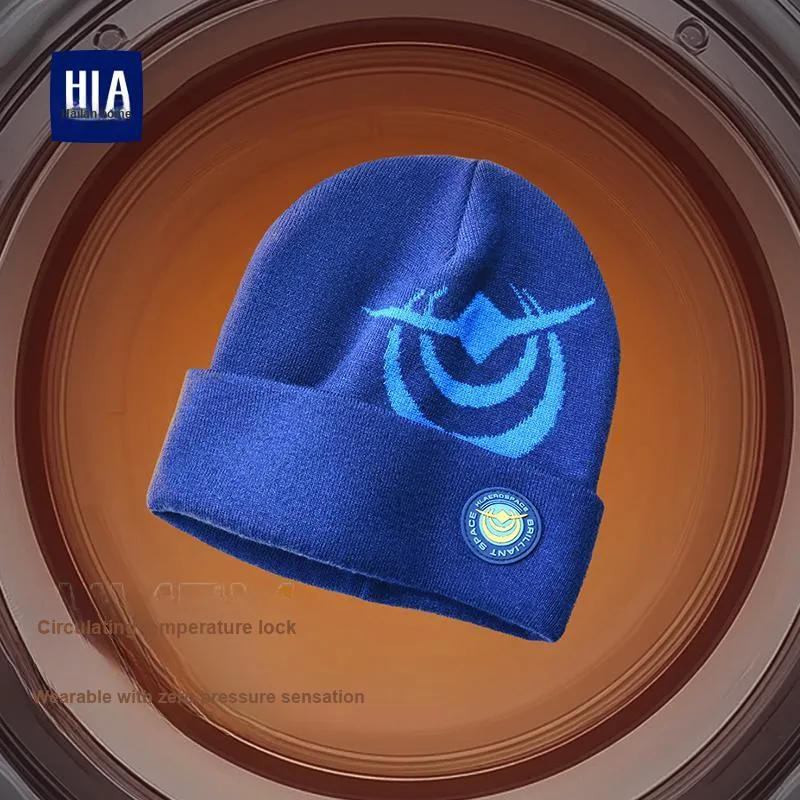 HLA Sheep Wool Knitted Hat Unisex-10