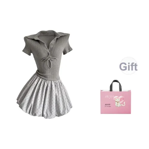 SKYA Короткий рукав Платье Женское