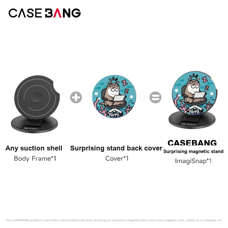 CASEBANG Yomi Collaboration Collection Detachable Magnetic Phone Stand Compatibility With All Collection Cell Phones-6