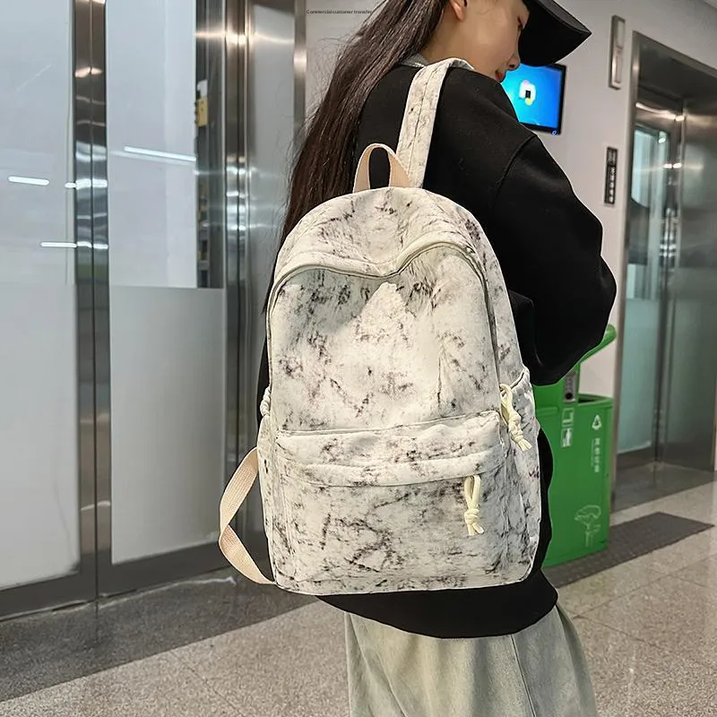Yalu Nylon Backpack Unisex Multicolor-13