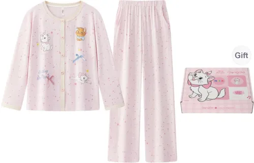 Gongdie x Disney Pajama Set Women's Gift Box Set Pink