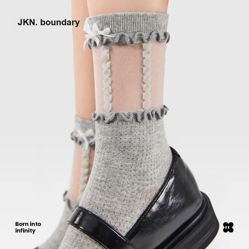 JKN Mid Calf Socks Women's Combo Set-3
