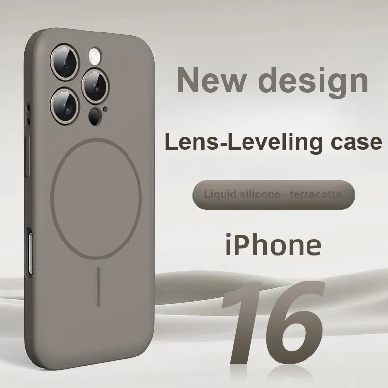 BOLIANSHI Silicone Material Compatibility Apple 16 Pro Max/iPhone 15 Plus/14 Pro Phone Cases Magnetic Protective Cases-9