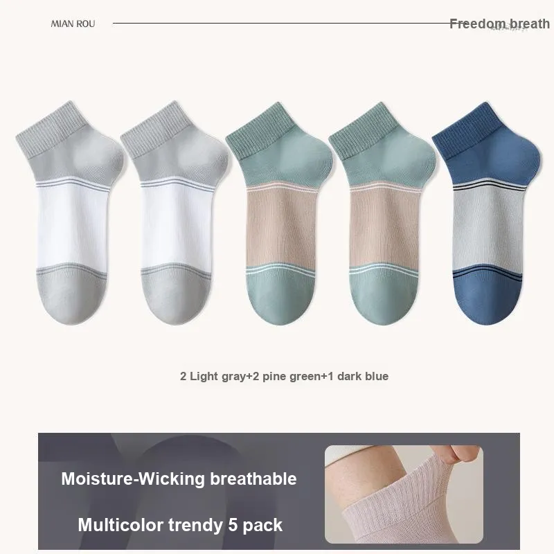 7 SEVFUN Ankle Socks Men's 5 Pack-3