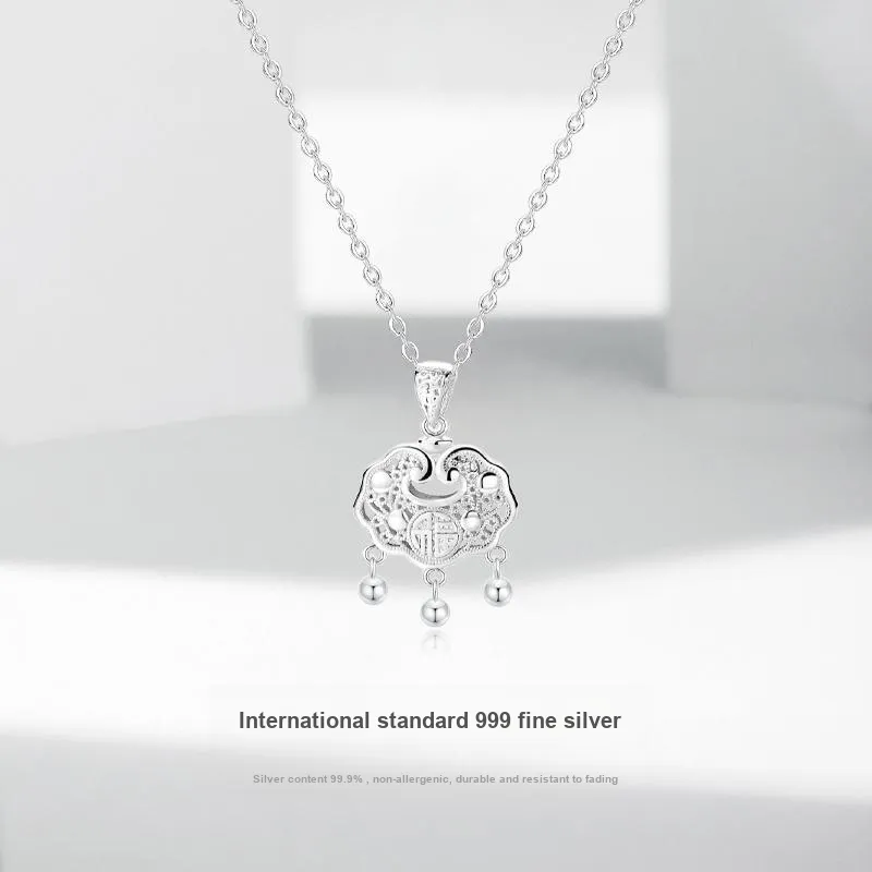JUICY GRAPE S999 Fine Silver Necklaces Women's-2
