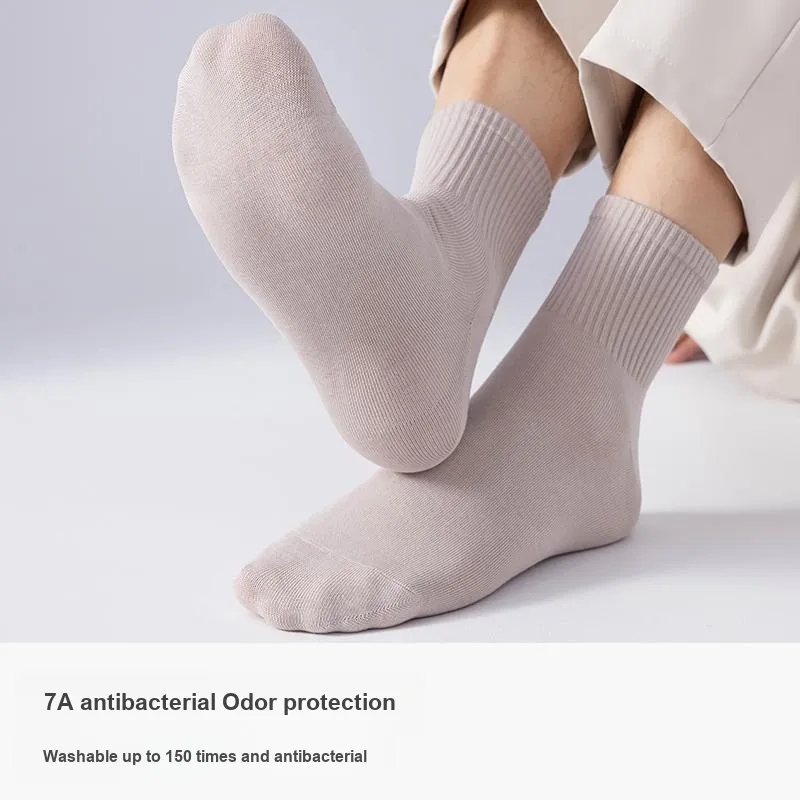 MIIOW Mid Calf Socks Unisex 5 Pack-18