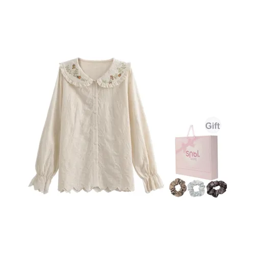 SNBL Абрикос Женские Рубашки