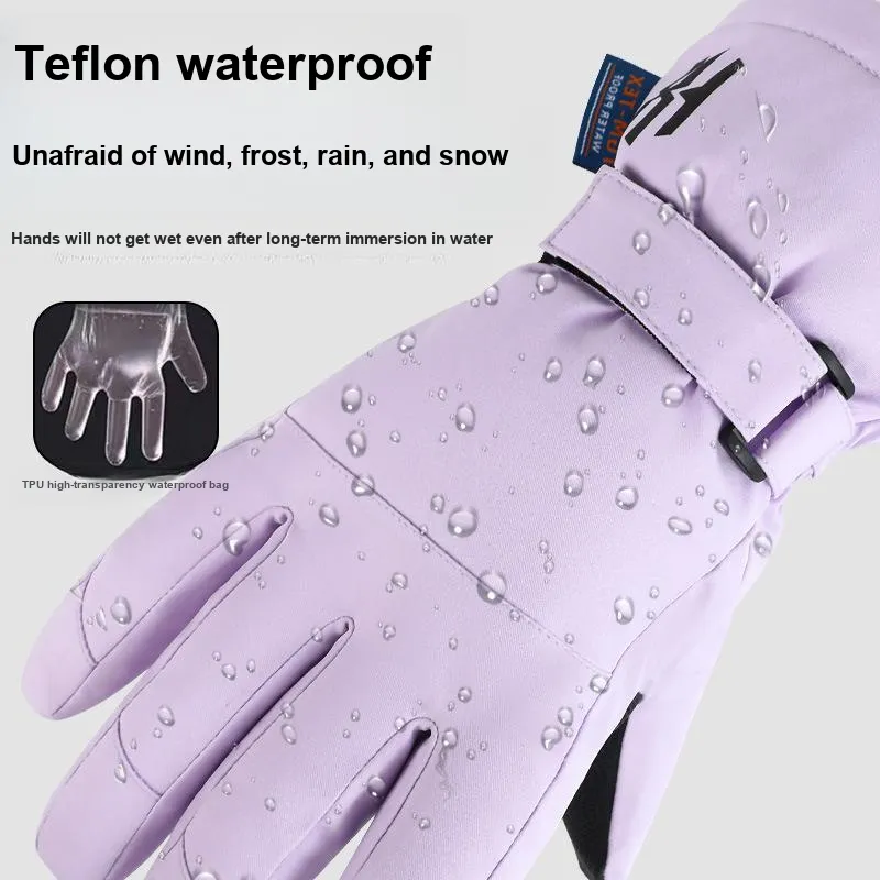 HNJ Ski Gloves Thermal Outdoor Gloves Unisex-3