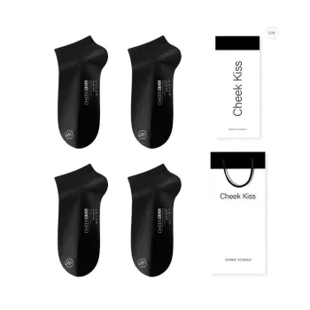 Cheekkiss Ankle Socks Men's Box 4-Pack