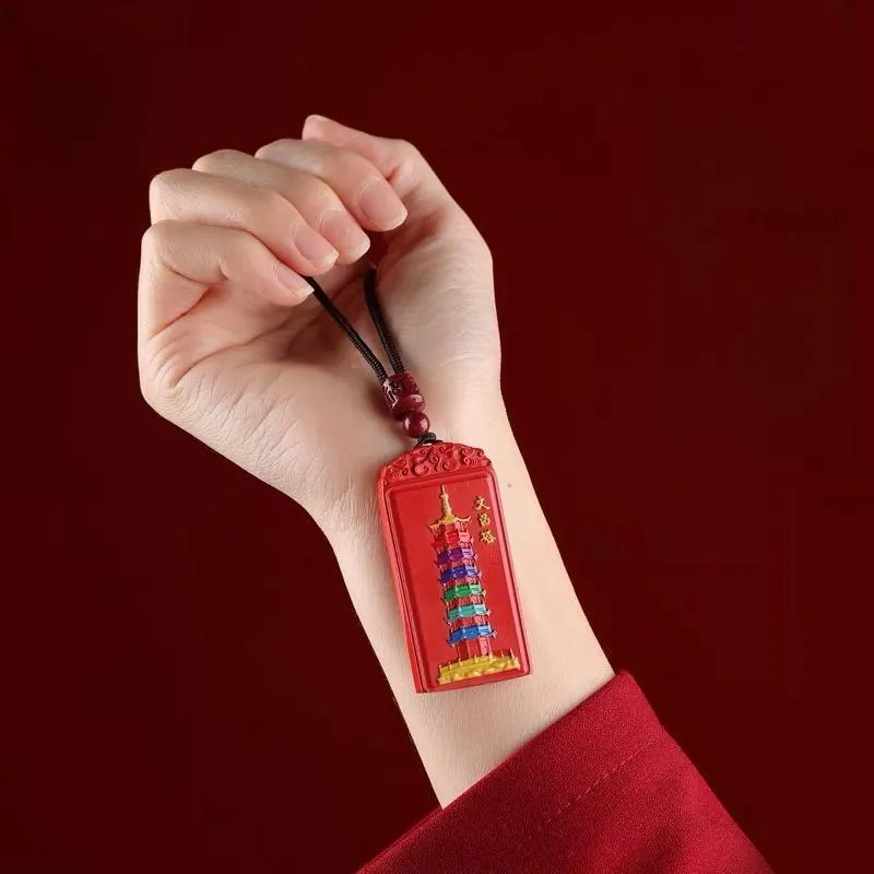 Sima Is Ethereal Cinnabar Pendants Unisex-4