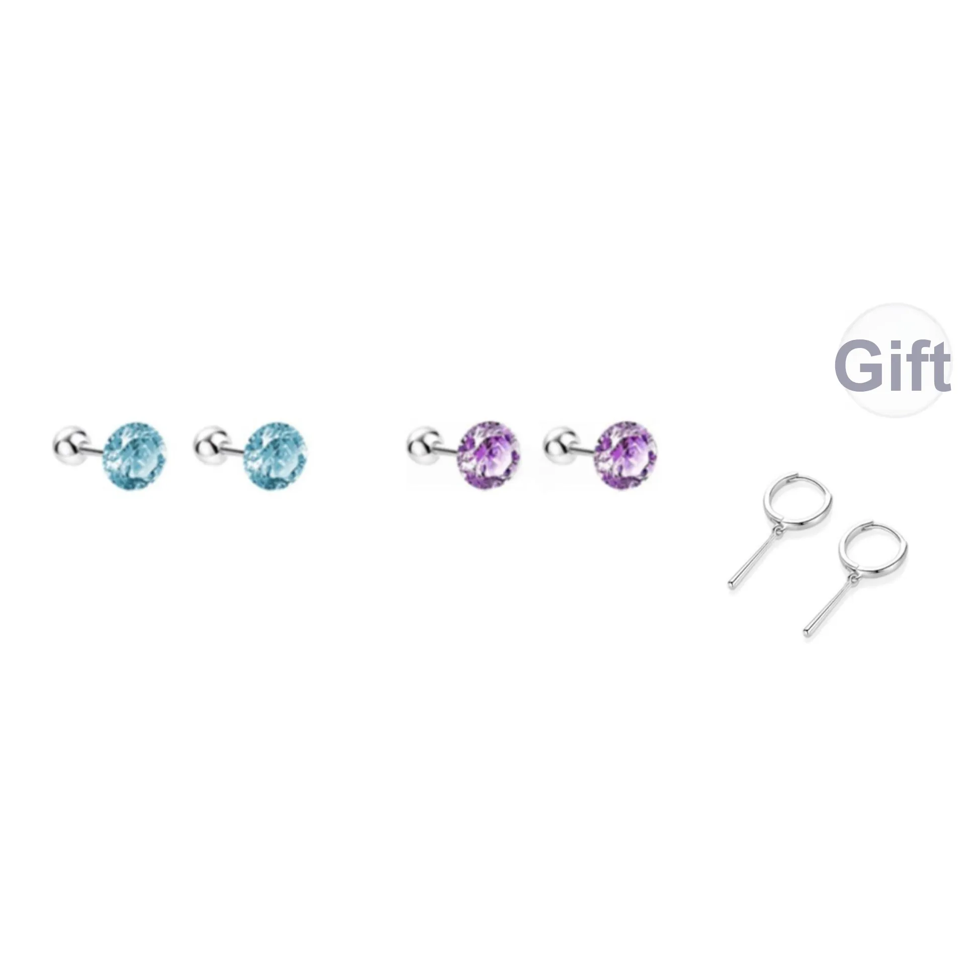 AEMC Сплав Серьги-гвоздики Унисекс