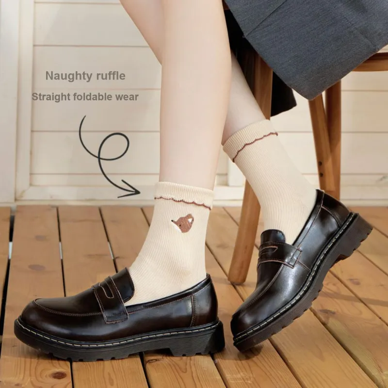 Caramella Mid Calf Socks Women's 5 Pack-3