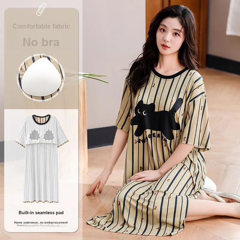 Pretty lady Women's Nightgowns-1