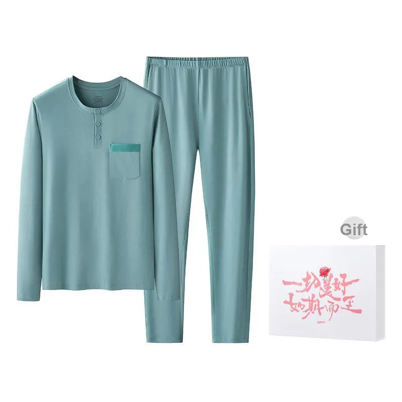 DUINIDESIYU Pajama Set Men's Gift Box Set-6