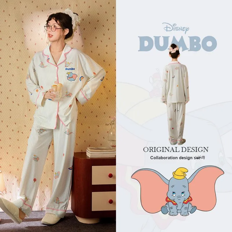 Gongdie x Disney Pajama Set Women's Light Blue-1