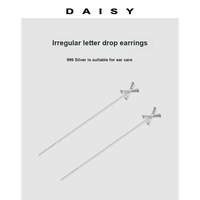 Daisy Dream Full Sterling Silver Earrings Women's-4