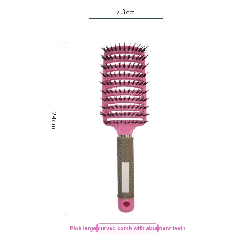 Sweet Pillow House Smooth Curved Hair Drying Comb With Large Teeth Rib Comb Styling Combs Shaping-5