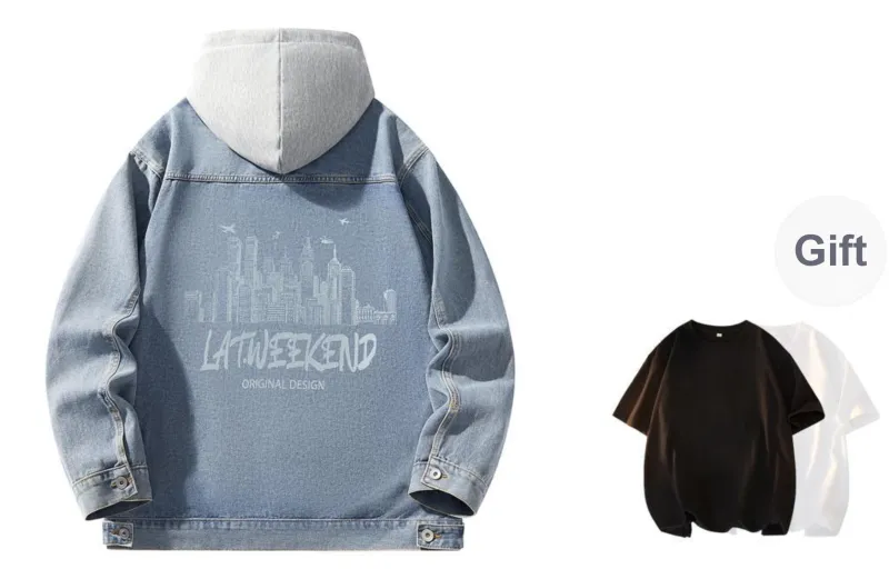 LA'T.WEEKEND Denim Jacket Unisex-34
