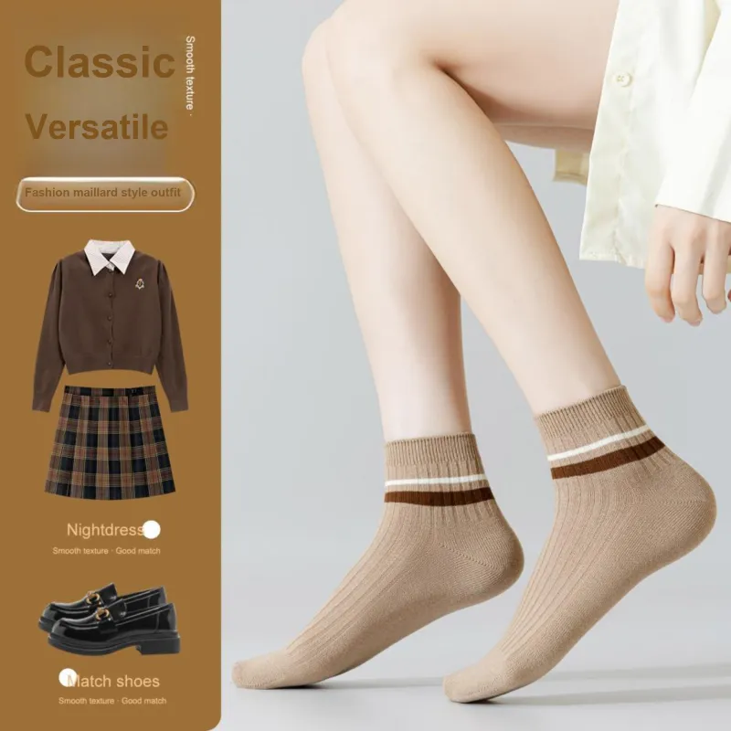 XXLLG Short Socks Women's 5 Pack-4