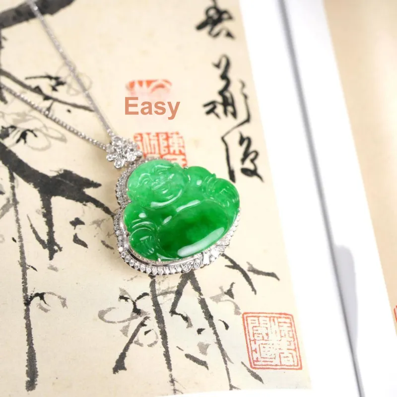 Clear Snow Ice Glutinous Necklaces Unisex-2