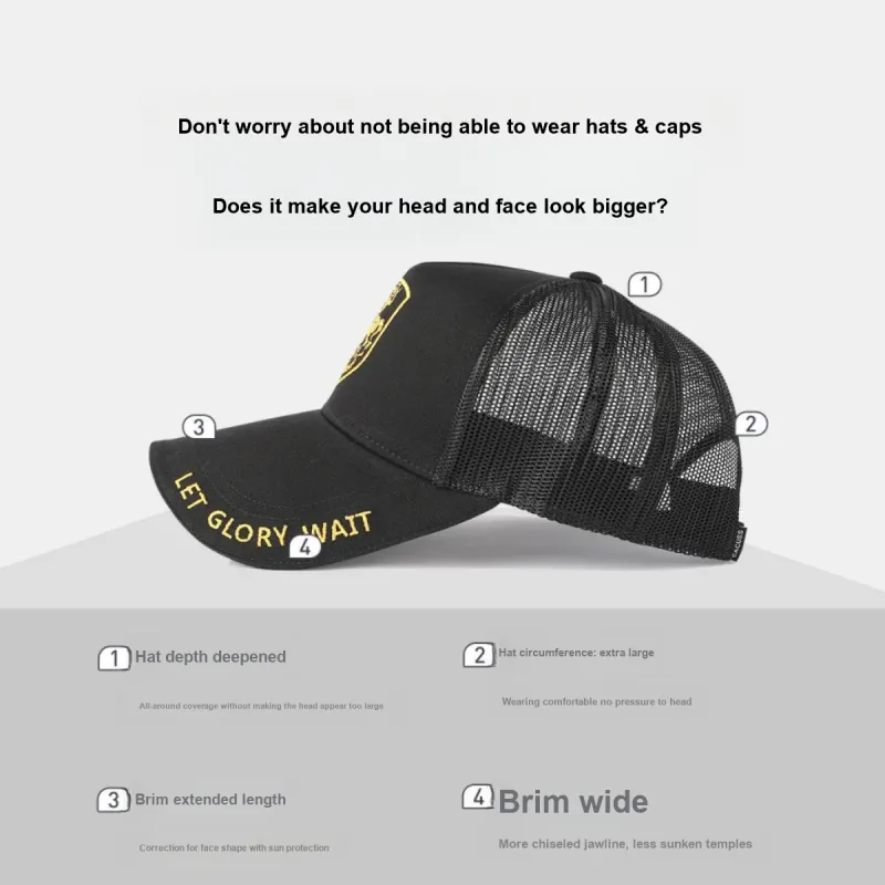 CACUSS Junior Cotton Baseball Caps Men's-2