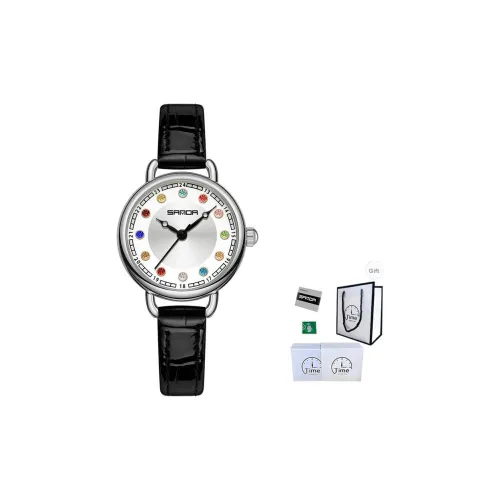 Sanda Кварцевый механизм Часы Женские Белый циферблат