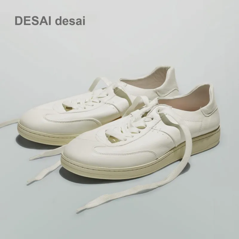 Desai Skateboard Shoes Men's White-6