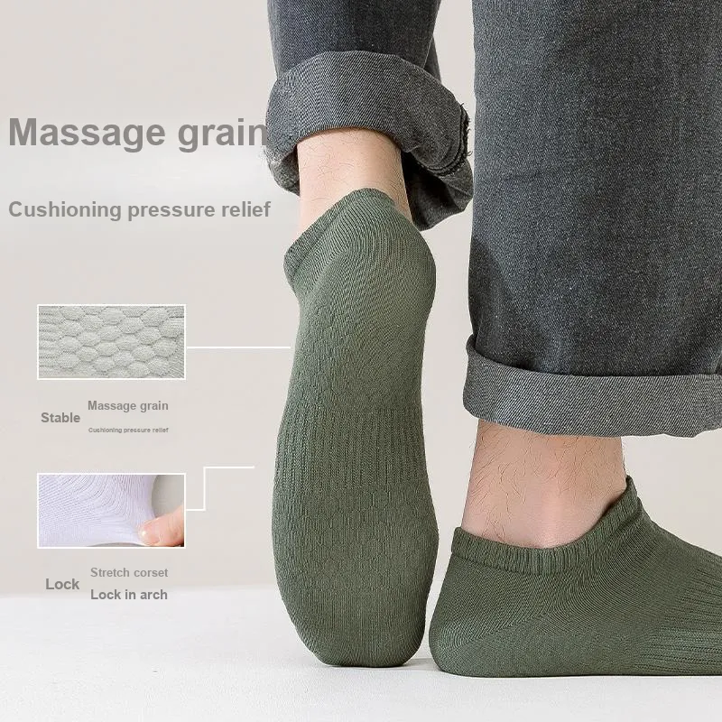 Lan Miao Ankle Socks Men's 5 Pack-5