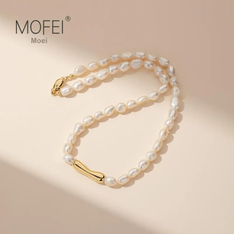 Mofei Pearl Necklaces Women's-1