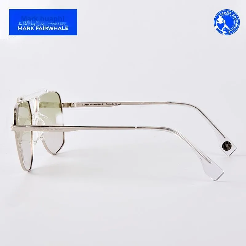 FAIRWHALE Alloy TR90 Aviator Sunglasses Men's-8