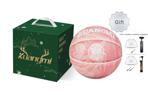 Kuangmi PU Basketball Pink Size 6 Training Unisex