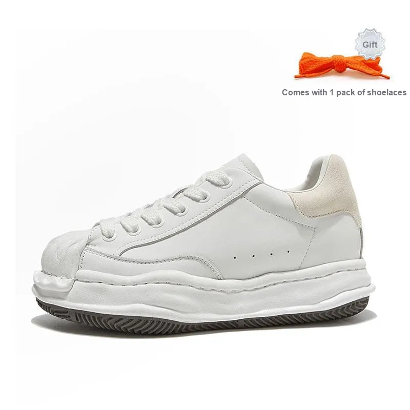 DVO Cushioned Wear Resistant Height Increasing Low Top Stylish Skateboarding Shoes Unisex White-0