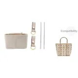 Mcm Beige Exclusive Liner+Exclusive Abrasion-Resistant Buckle+Metal Protective Ring