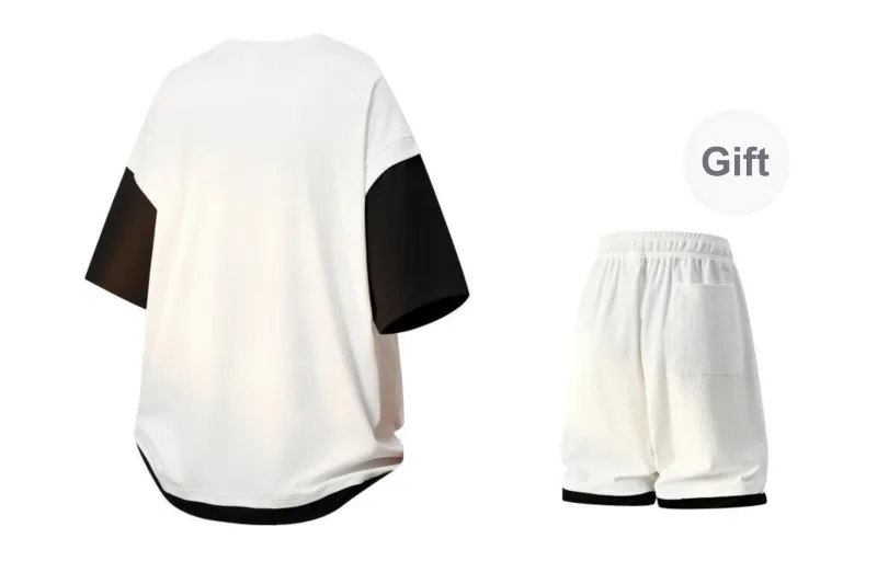 CSKS T Shirt Comes With Casual Knit Pants Unisex 2 Pack-7