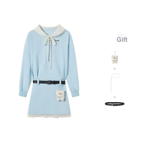 FABRIC PIG Длинное платье с длинными рукавами женское