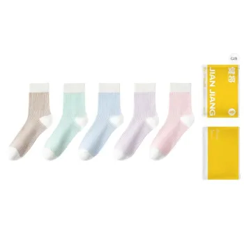 Master Mid Calf Socks Women's Shopping Bag 5 Pack