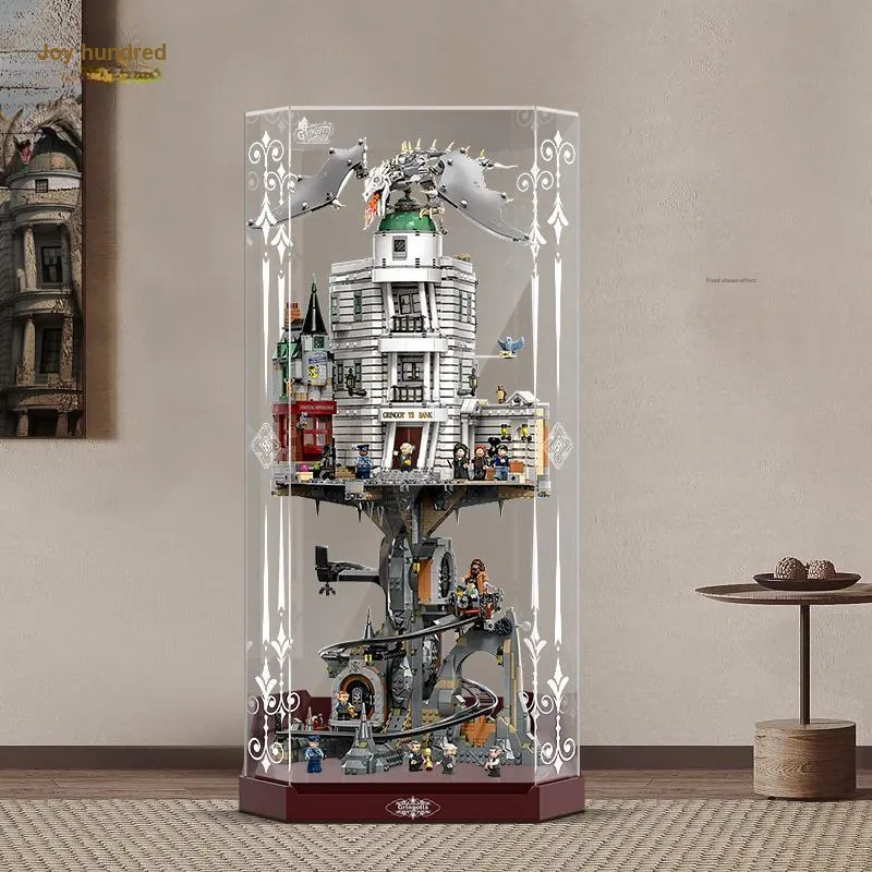 LIGHT YOUR BRICKS Joy Hundred Compatibility Building Block 76417 Harry Potter Gringotts Storage Box Model Accessories-20
