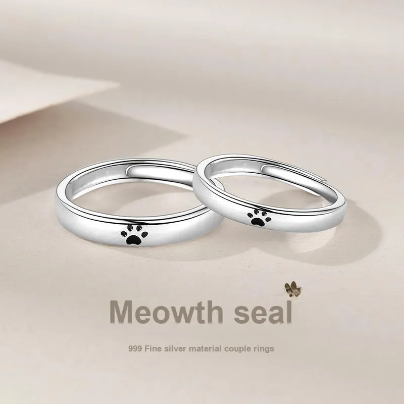 DAWO 999 Fine Silver Rings Unisex-1