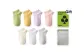 Avocado Green+Ginger Yellow+Light Lilac+Frosted Pink+Light Apricot+Raw White+Light Wisteria Gray