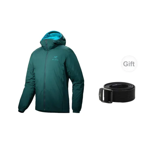 Arcteryx Atom Series Puffer Jackets Men Pale Green With A Free Necklace