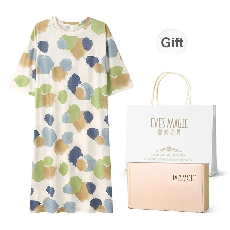 XIA.WA.ZHI.XIU Nightgown Women's Gift Box Set-20