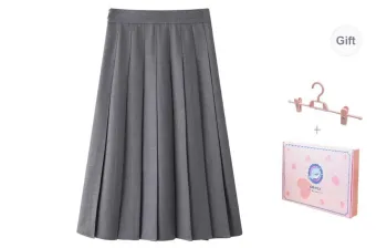 Tokyo Season Casual Long Skirt Women's Gray