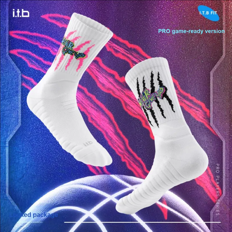 I.t.b Unisex Basketball Socks-2