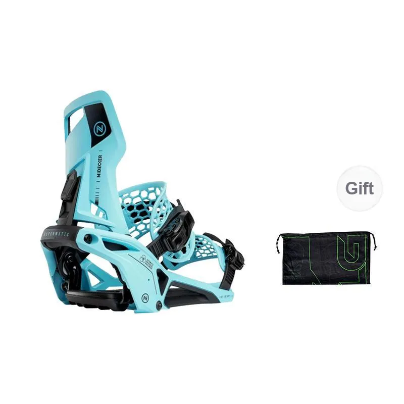 NIDECKER SUPERMATIC Quick Release Binding Single Snowboard Ski Bindings Unisex-15