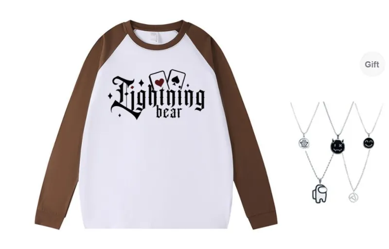 LIGHTNING BEAR T Shirts Unisex-2