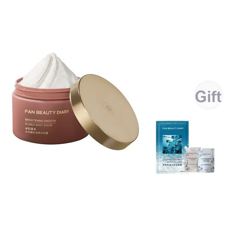 FAN BEAUTY DIARY Белый Rice Scrub Для Чистки Одежды Наборы Отшелушивающий