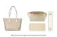 City30m White Open Top Liner+Wide Shoulder Strap+Bottom Pad