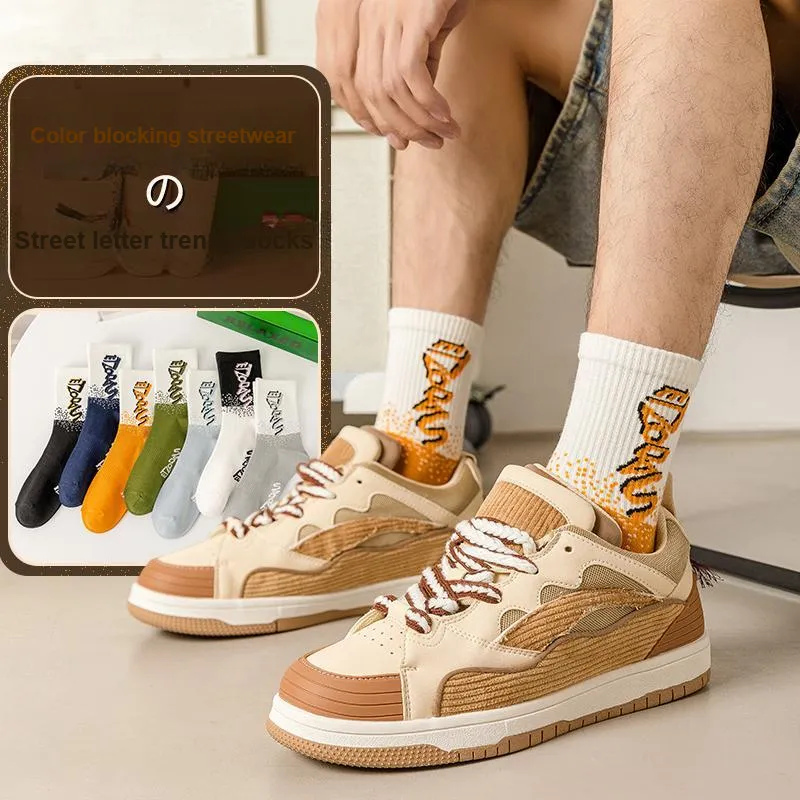 SOIE Mid Calf Socks Men's Combo Set-34