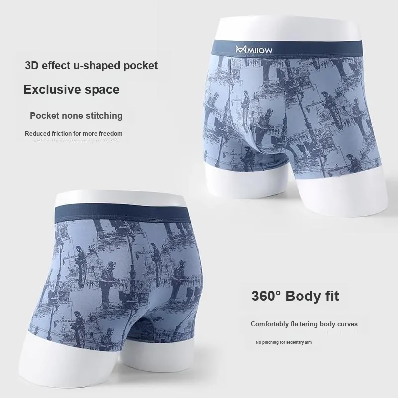 MIIOW Underpants Men's Combo Set-3